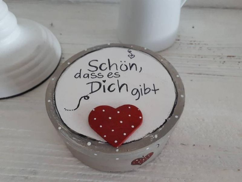 Geschenkdose * Schön, dass es Dich gibt